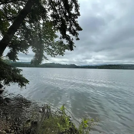 Romantic Cozy Cabin Walk To Lake Hot Tub Bikes Kayaks Grill Onalaska Extérieur photo